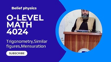 O-Level Math D May June 2010 Paper 22 4024/2| Belief physics #math #trigonometry #similartriangle