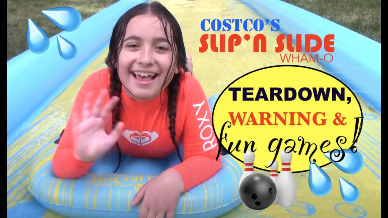 Costco's Wham-O Super Slip and Slide - Teardown & Warning! 