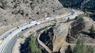 I-70 Floyd Hill Aerial Drone Footage - November 2025, Mile Points 243.25-246.85
