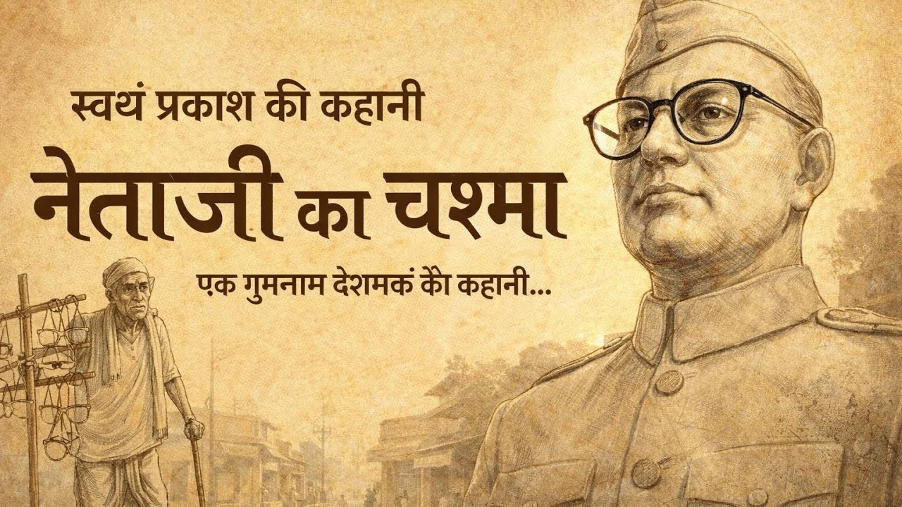 नेताजी की मूर्ति पर हर बार चश्मा कौन बदलता था? | नेताजी का चश्मा | Hindi Kahani