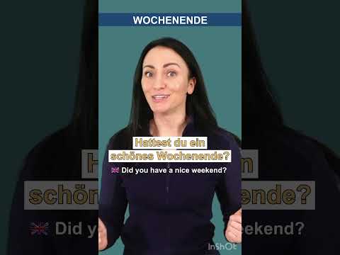 🇩🇪 Wie war dein Wochenende? #karinamultilingual #german #deutsch #aprenderaleman