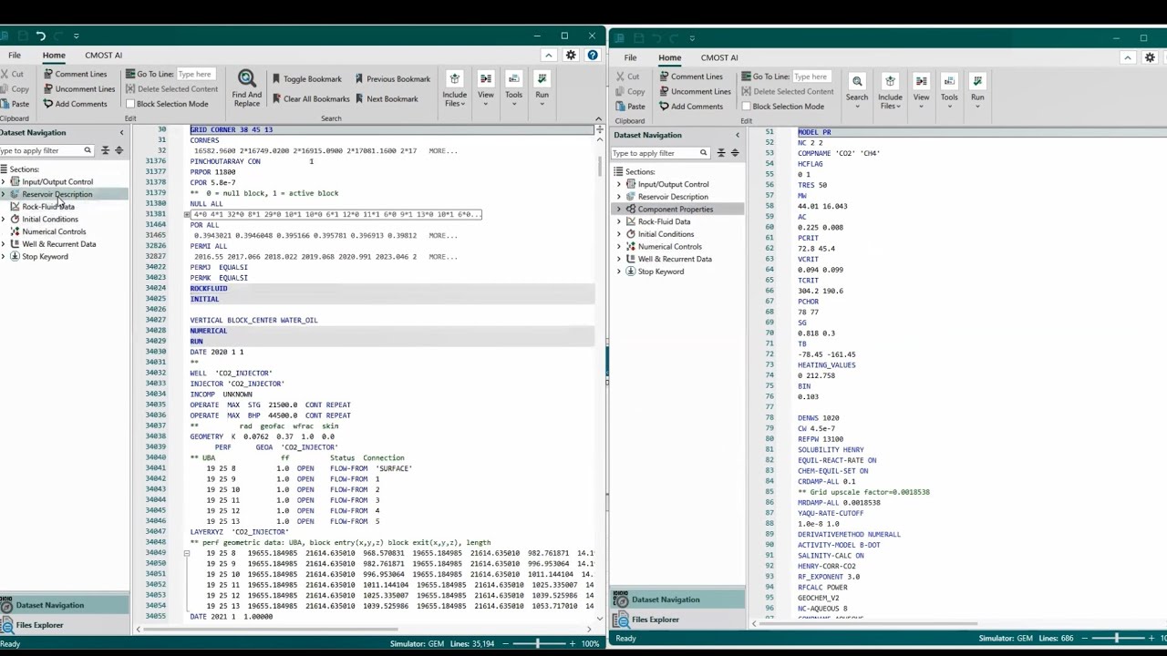 CMG CCS 3D Model 5: Transferring Fluid & Rock Properties and Initialization Setting