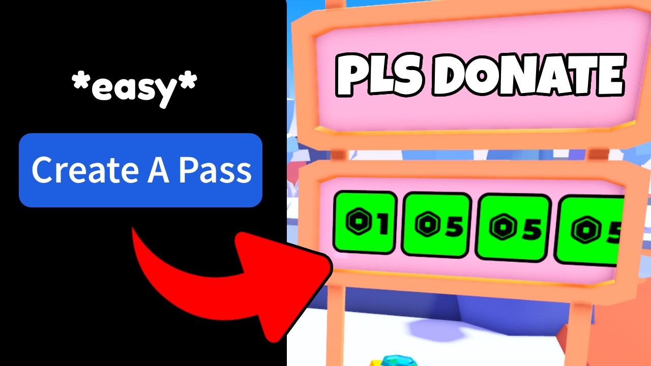 How to Make a Pls Donate Gamepass Button 2026 - YouTube
