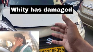 Front side மொத்தமும் போச்சு😱whity has accident😭fight in opposite guy👿#youtuber#trending#car#2024