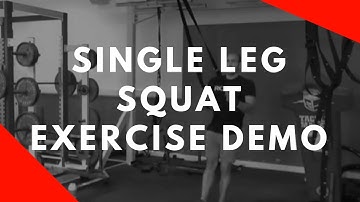 Rugby Renegade | Single Leg Squat - Exercise Demo