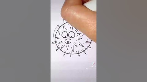 Vẽ Cá Nóc ngố :v - VẼ SIÊU DỄ - #shorts