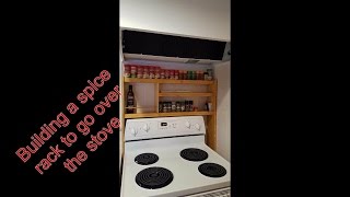 This spice rack is designed to fit around the stove so that no holes need to be put in the walls. Visit my website for other great 