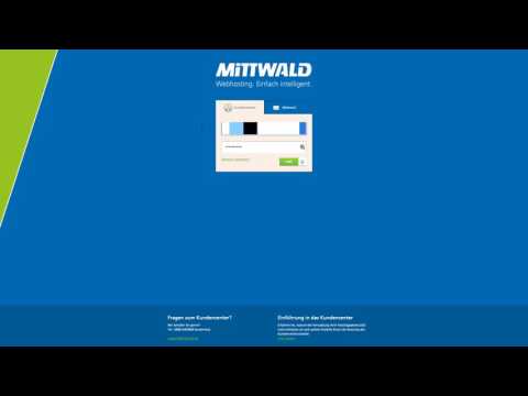 Mittwald eMail Passwort ändern