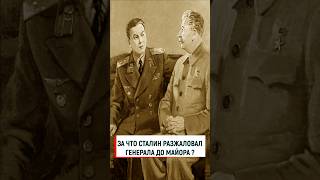 Как Сталин разжаловал генерал-майора Сиднева в майоры #вов #ссср #история #война