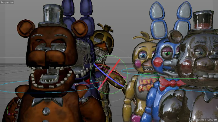 [C4D/FNaF/SpeedArt] FNAF 2 5th anniversary