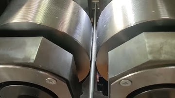 Automatic thread rolling machine for tie rod M8-M24