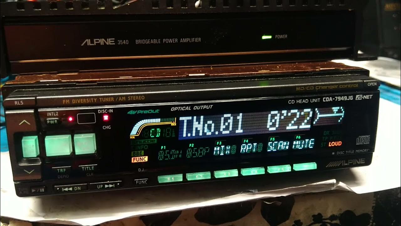 Alpine 7949 Digital Optical recording YouTube