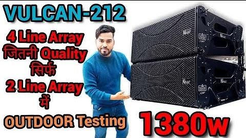 Nx Audio Dual Linearray VULCAN 212.. 1380w
