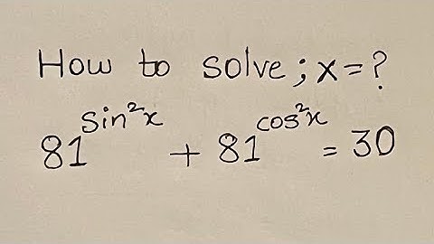 Chinese Math Olympiad Question | A Nice Trignometry Equation Solving