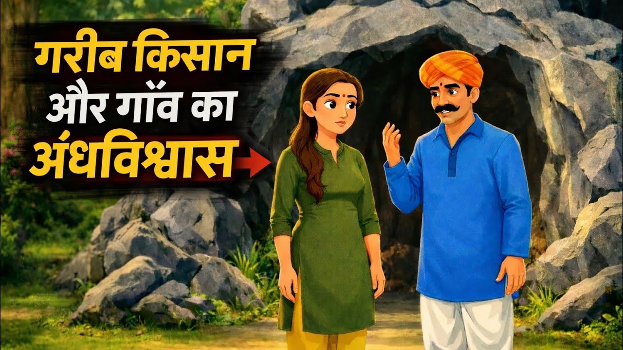 गरीब किसान और गाँव का अंधविश्वास | GARIB KISAN AUR GAON KA ANDHVISHWAS | Hindi kahani | Moral story.