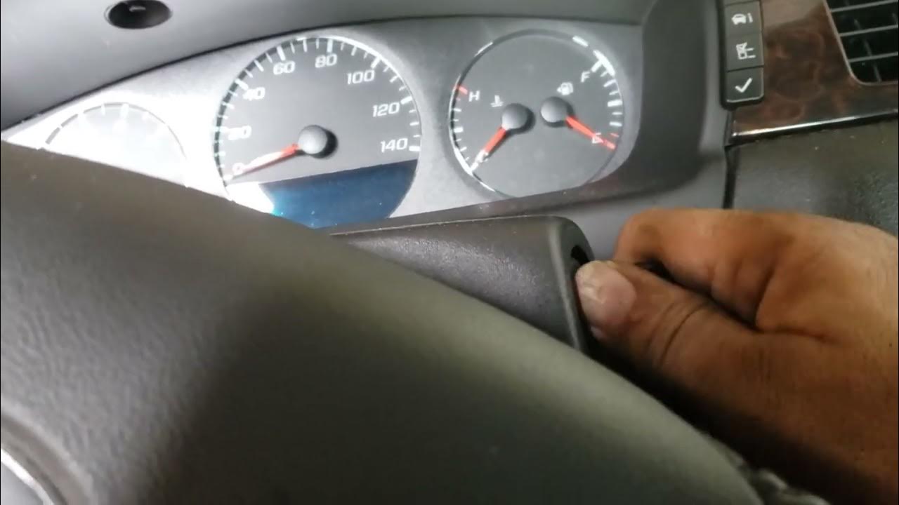 2014 Chevy Impala Change Oil Soon light Reset. - YouTube