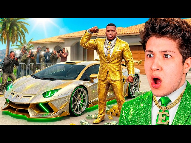 Jugando como el HOMBRE más FAMOSO y FUERTE de GTA 5! 😎💵 (Mods)