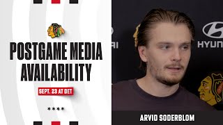 Arvid Soderblom On Game Situations Chicago Blackhawks Resimi