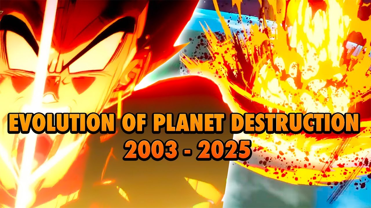 [4K] Evolution Of ALL PLANETARY DESTRUCTION in Dragon Ball Z games ...