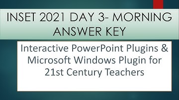 VINSET 2021 ANSWER KEY- DAY 3-MORNING SESSION
