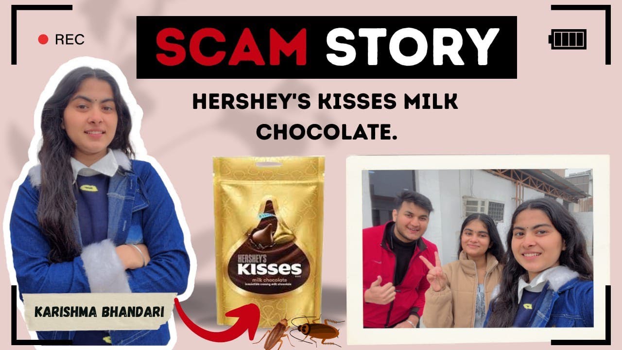 Scam story hershey's kisses milk chocolate. 