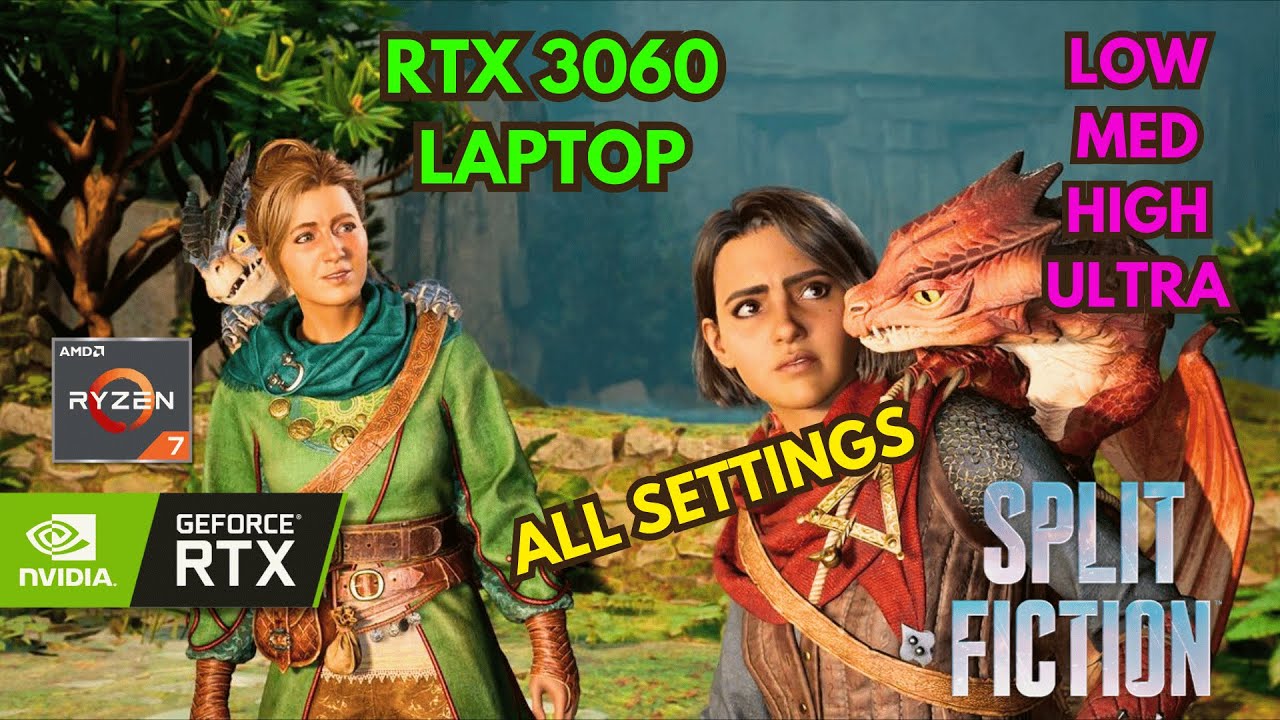 Split Fiction FPS Test | RTX 3060 Laptop | All Settings 1080p - YouTube
