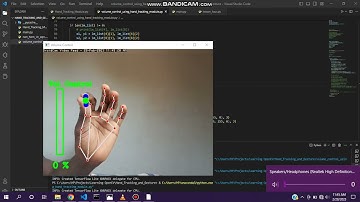 Audio Control by Hand Gestures using OpenCV, Mediapipe