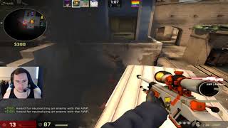 CSGO CLIPS 2 PRO PLAYERS RAGE AND CLUTCH STEEL 200 IQ STRAT STEWIE2K FAIL