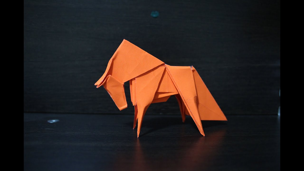 оригами лошадь Origami Horse Fabian Correa