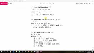 RC4 Algorithm using java