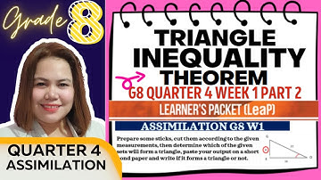 ASSIMILATION G8 WEEK 1 TRIANGLE INEQUALITY THEOREM LEAP