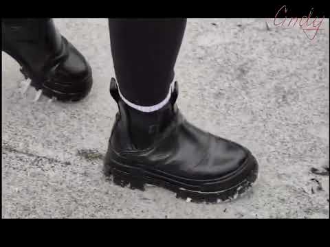 black buffalo boots on breaking ice