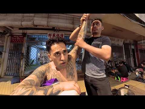 HE RELEASED 20 YEARS OF TENSION! 😵‍💫🌙 3AM Street Massage in Kuala Lumpur