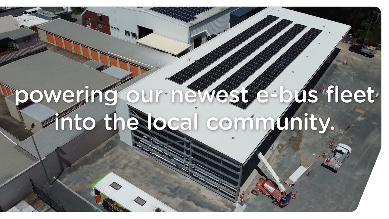 Take a look at Australia's first all-electric bus depot on the Gold Coast