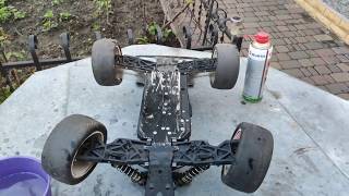 Rc посылки , покатуха и первая поломка tekno mt410