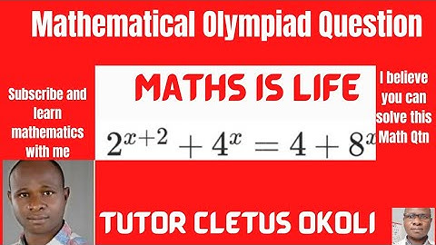 Olympiad Mathematical Question|| Simple Tricks of Solving Exponential Equation|| SAT Algebra