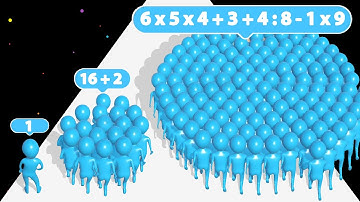 NUMBER BRAWL - Crowd Number Run 3D (Math Games, Freeplay)