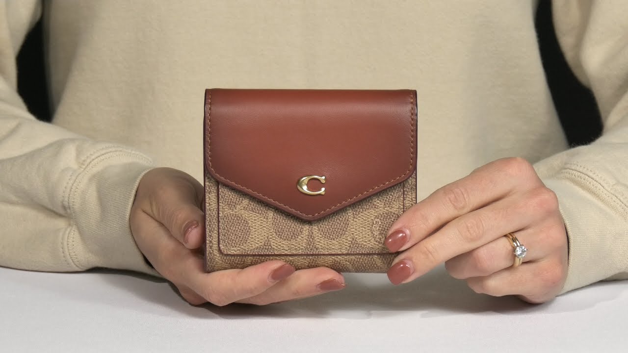 COACH Color-Block Coated Canvas Signature Wyn Small Wallet SKU