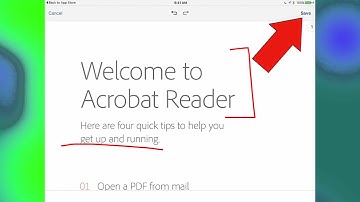 Download and Annotate with Adobe Acrobat Reader on an iPad