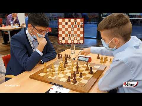 Costachi almost costs Firouzja the first game | World Rapid 2021 Round 1