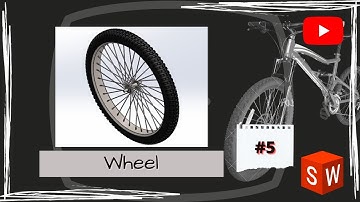 Learn to Design Bicycle in Solidworks | Part 5 | Wheel |  @Solidworks Creator