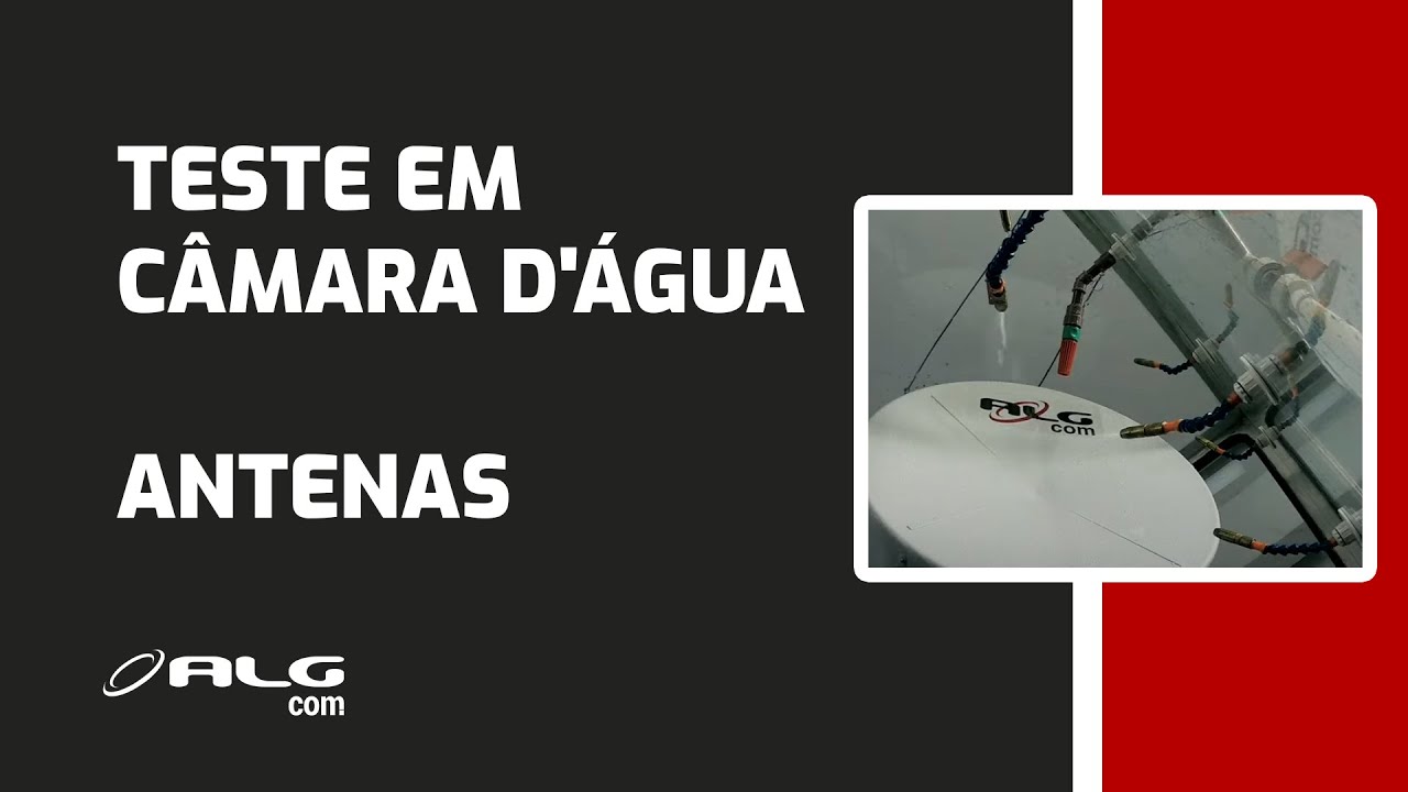 Simulação na Câmara d'Água Antenas YouTube