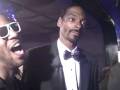 Snoop Dogg & Kid Cudi on set of MTV's Dogg After Dark