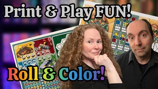 Iron Made and Vitreum | Roll and Write Review and How To Play!