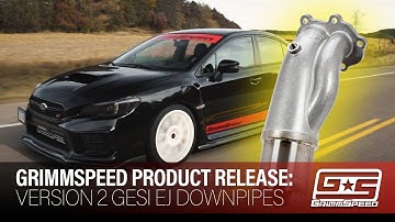 GrimmSpeed Version 2 GESI EJ Downpipe Overview + SOUND CLIPS!