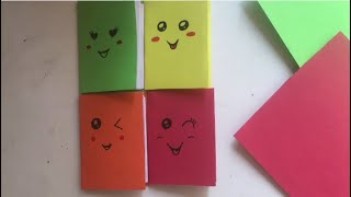 DIY mini notebook | mini notebook from 1 sheet of paper | learn how to make mini notebook