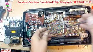 SỬA CHỮA #RADIO #CASSETTE #NATIONAL #RX_5060 MỘT VẾ KHÔNG LÊN TIẾNG