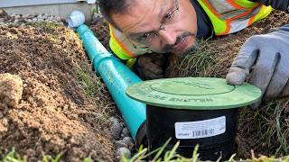 Information Easy DIY Underground Gutter Downspout Drain News