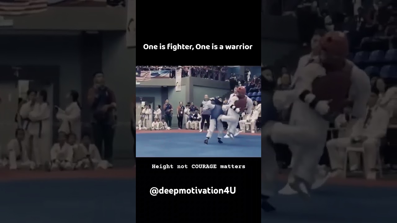 Height doesn't but courage matters.!!