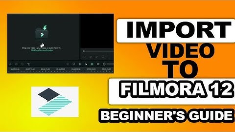 Quick Tip - How To Import Video Into Filmora 12 Timeline